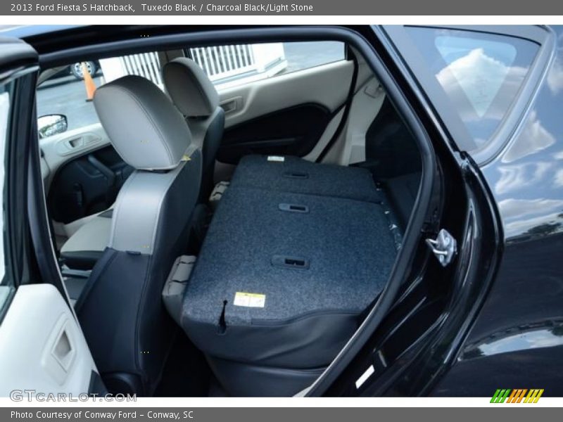 Tuxedo Black / Charcoal Black/Light Stone 2013 Ford Fiesta S Hatchback