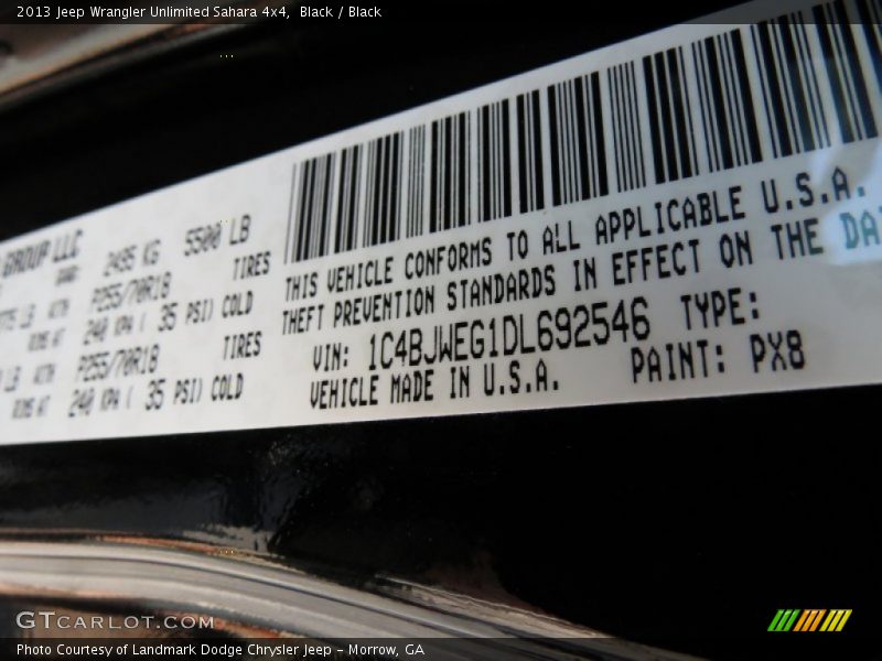 Black / Black 2013 Jeep Wrangler Unlimited Sahara 4x4