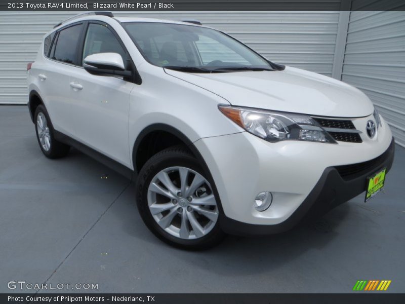 Blizzard White Pearl / Black 2013 Toyota RAV4 Limited