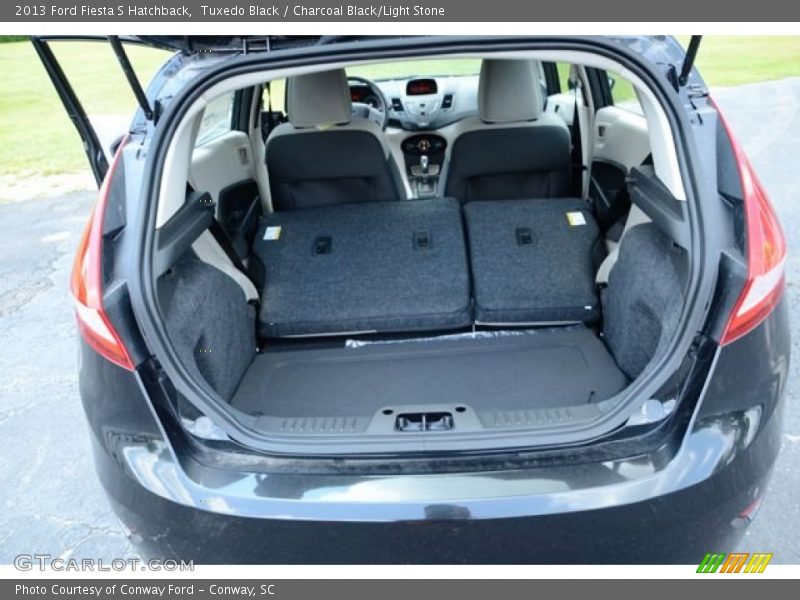 Tuxedo Black / Charcoal Black/Light Stone 2013 Ford Fiesta S Hatchback