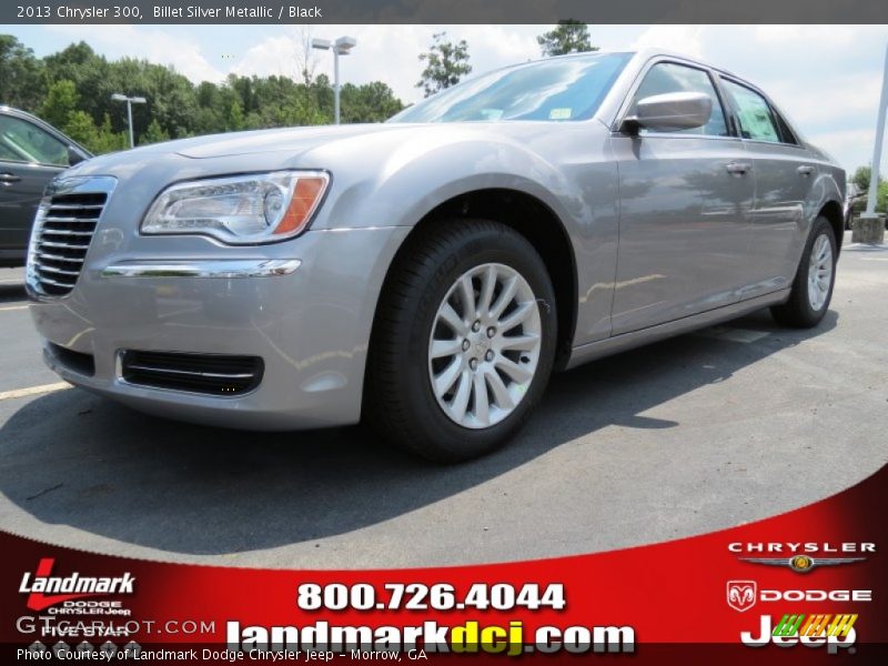 Billet Silver Metallic / Black 2013 Chrysler 300