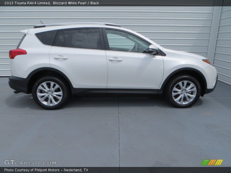 Blizzard White Pearl / Black 2013 Toyota RAV4 Limited