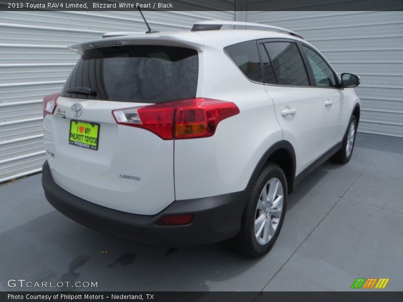 Blizzard White Pearl / Black 2013 Toyota RAV4 Limited