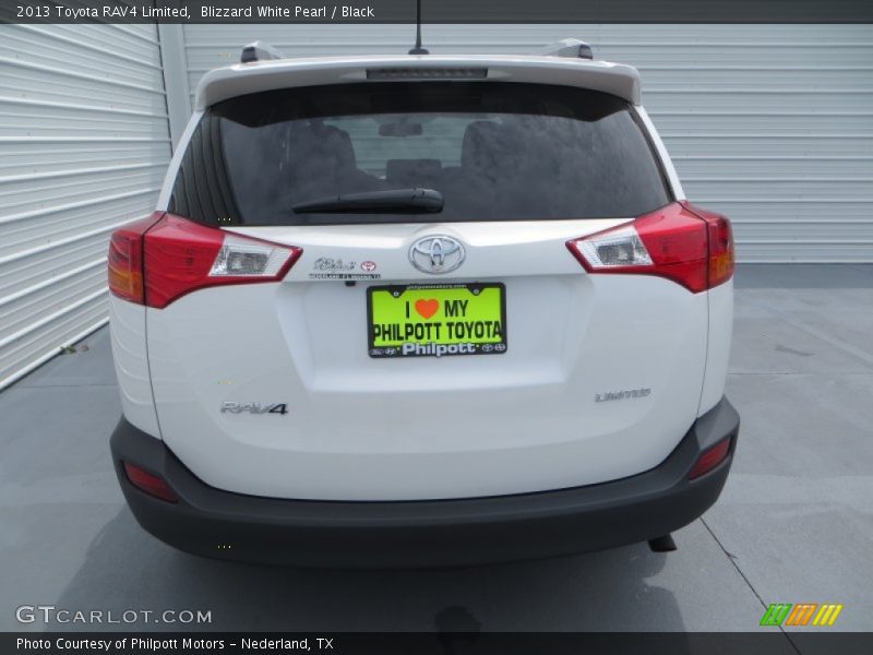Blizzard White Pearl / Black 2013 Toyota RAV4 Limited