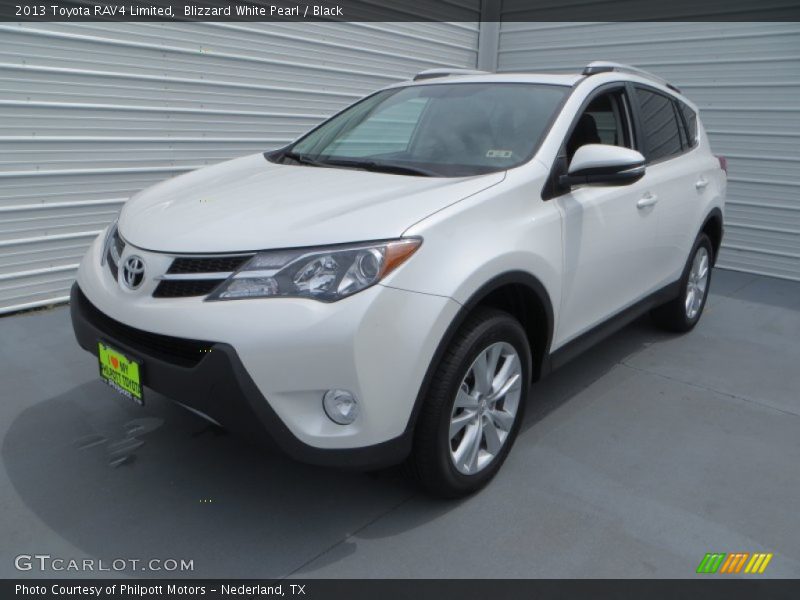 Blizzard White Pearl / Black 2013 Toyota RAV4 Limited
