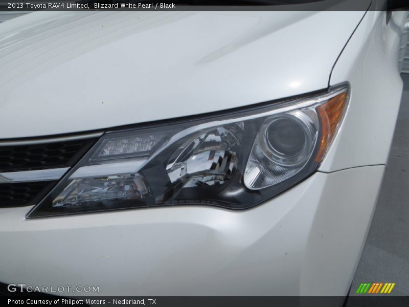 Blizzard White Pearl / Black 2013 Toyota RAV4 Limited