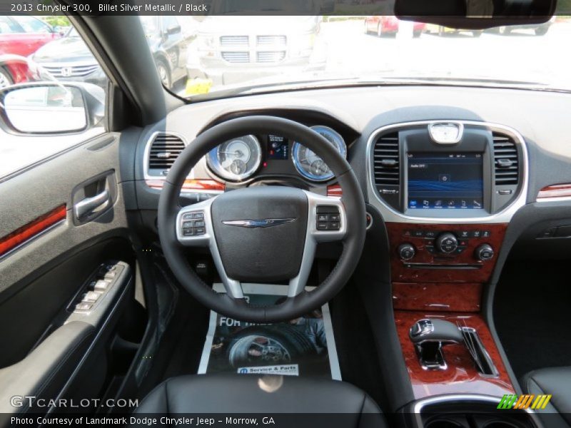 Billet Silver Metallic / Black 2013 Chrysler 300
