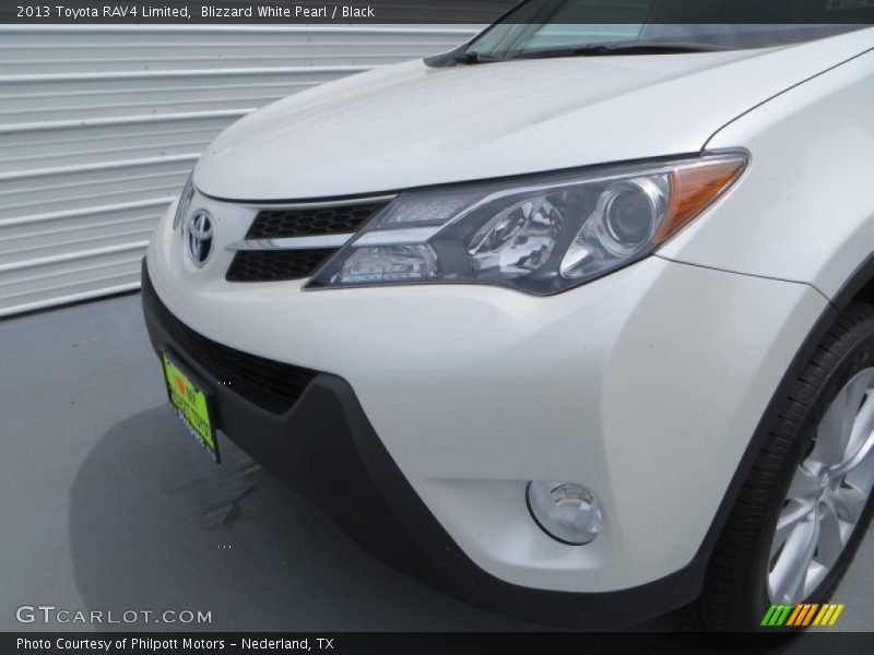 Blizzard White Pearl / Black 2013 Toyota RAV4 Limited