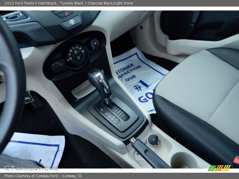 Tuxedo Black / Charcoal Black/Light Stone 2013 Ford Fiesta S Hatchback