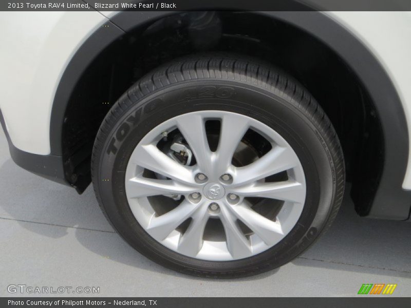 Blizzard White Pearl / Black 2013 Toyota RAV4 Limited