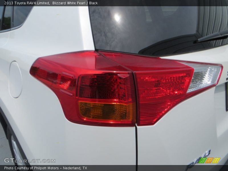 Blizzard White Pearl / Black 2013 Toyota RAV4 Limited