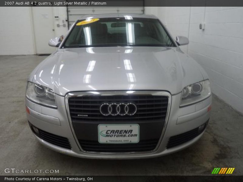 Light Silver Metallic / Platinum 2007 Audi A8 4.2 quattro