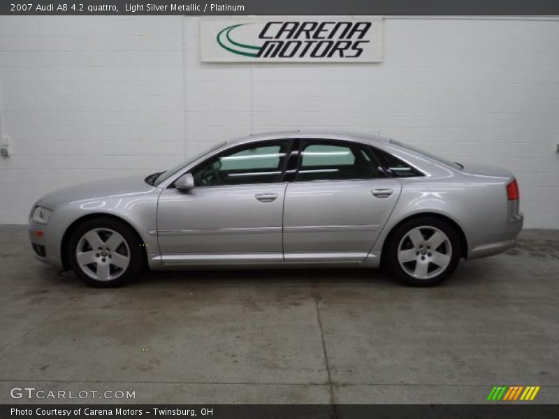 Light Silver Metallic / Platinum 2007 Audi A8 4.2 quattro