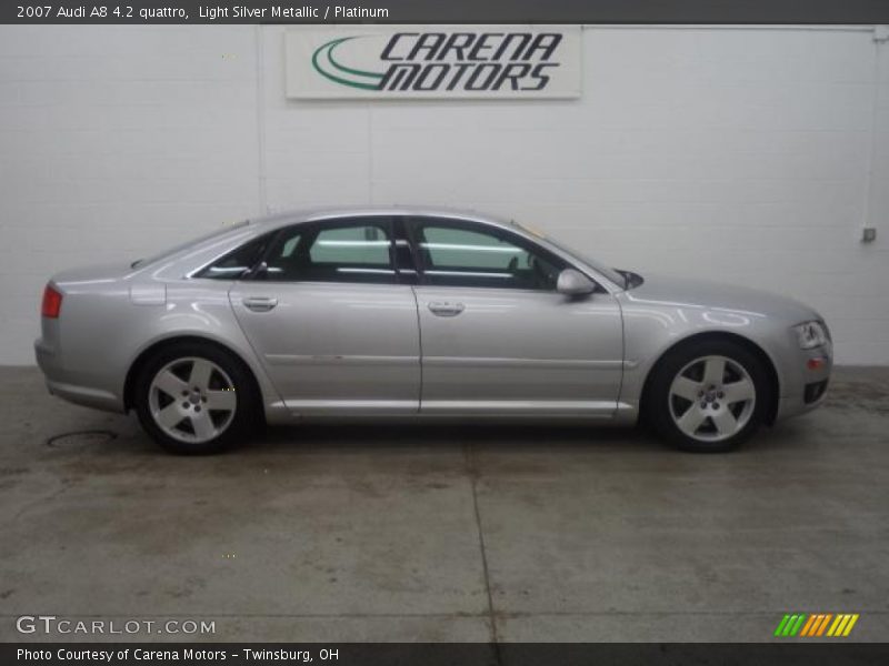 Light Silver Metallic / Platinum 2007 Audi A8 4.2 quattro