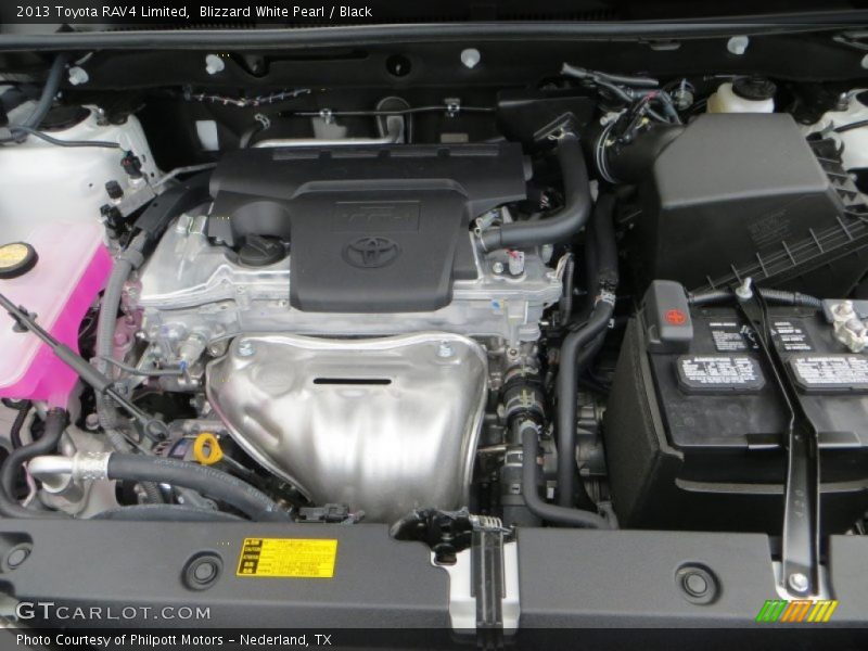 Blizzard White Pearl / Black 2013 Toyota RAV4 Limited