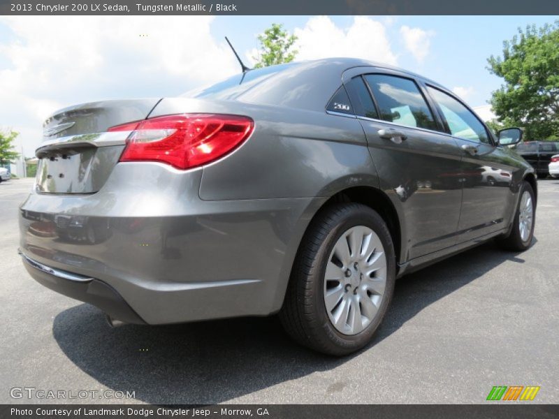 Tungsten Metallic / Black 2013 Chrysler 200 LX Sedan