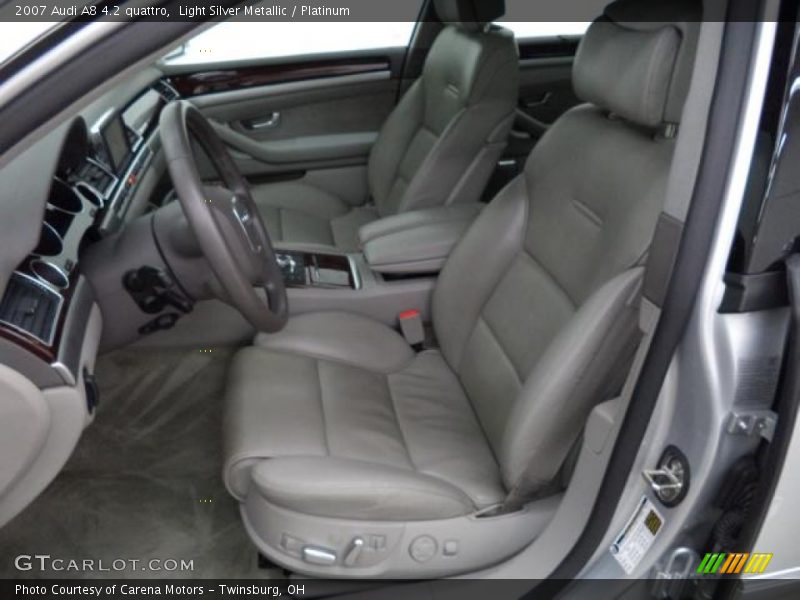 Light Silver Metallic / Platinum 2007 Audi A8 4.2 quattro