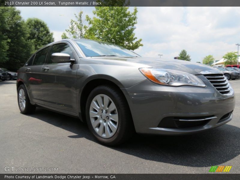Tungsten Metallic / Black 2013 Chrysler 200 LX Sedan