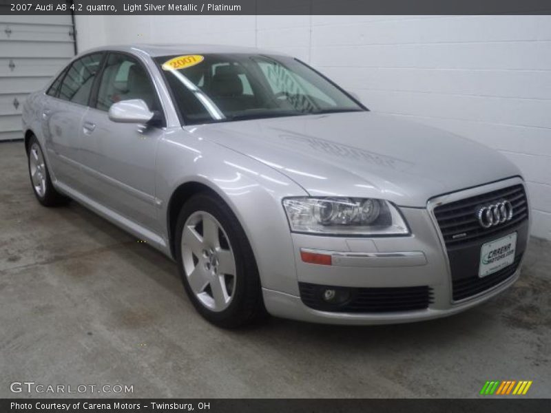Light Silver Metallic / Platinum 2007 Audi A8 4.2 quattro