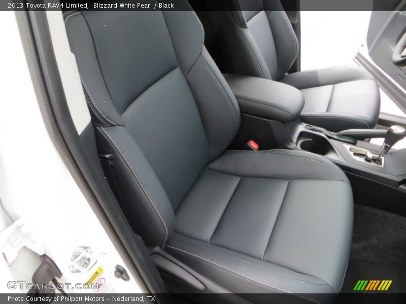 Blizzard White Pearl / Black 2013 Toyota RAV4 Limited