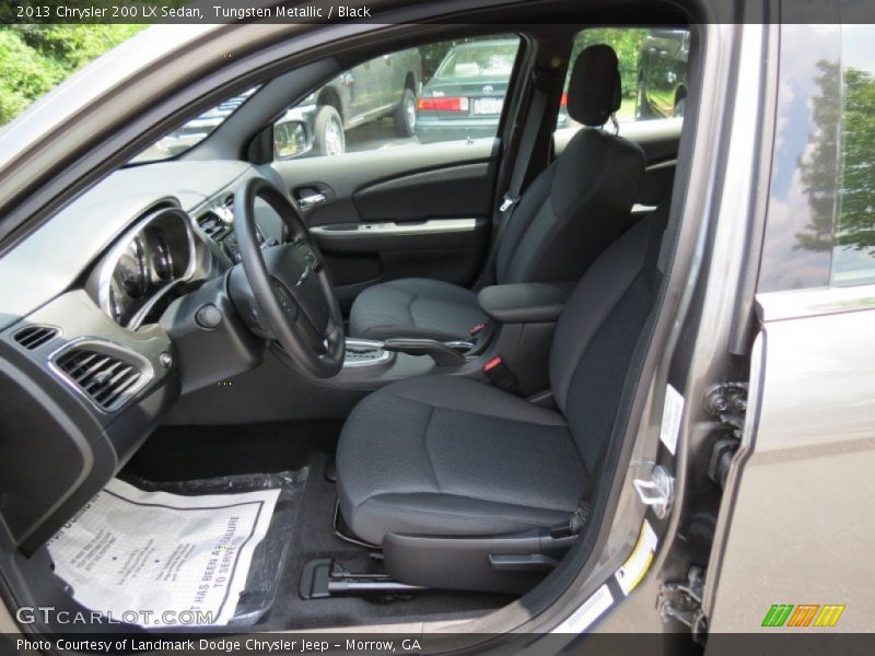 Tungsten Metallic / Black 2013 Chrysler 200 LX Sedan