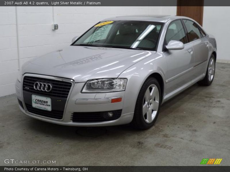 Light Silver Metallic / Platinum 2007 Audi A8 4.2 quattro