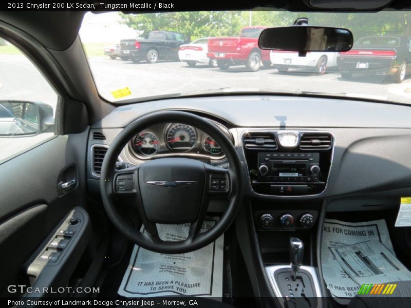 Tungsten Metallic / Black 2013 Chrysler 200 LX Sedan