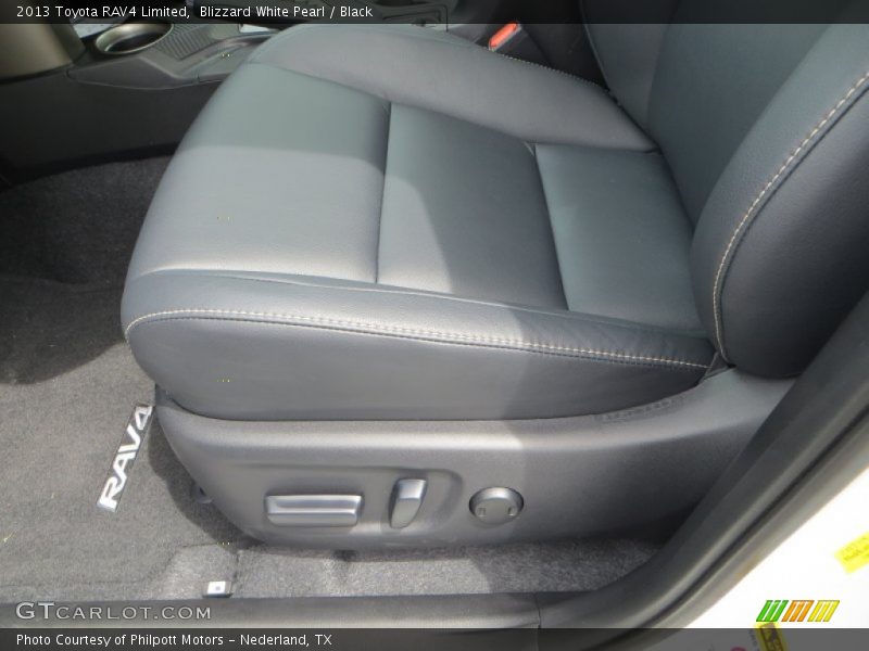 Blizzard White Pearl / Black 2013 Toyota RAV4 Limited