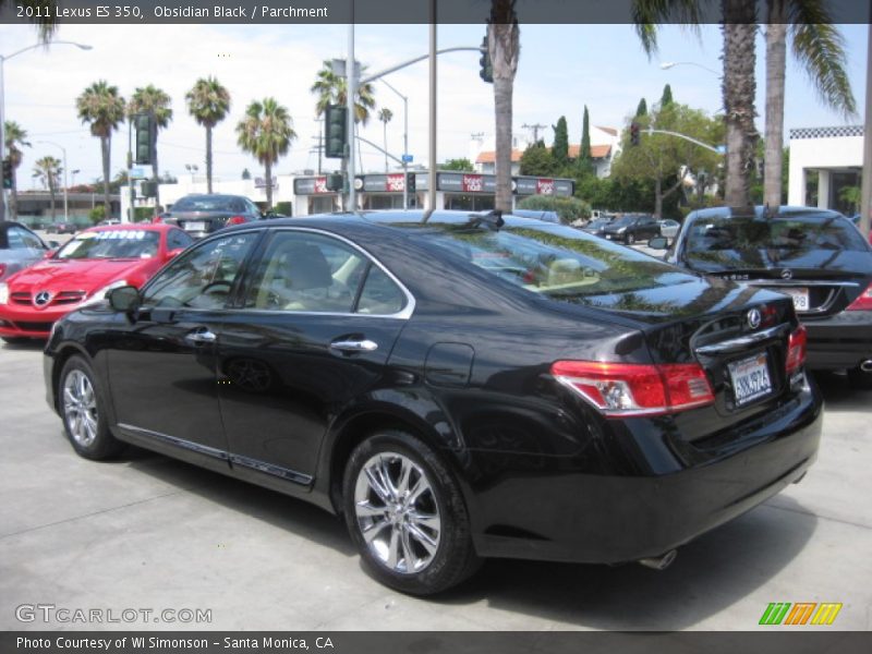 Obsidian Black / Parchment 2011 Lexus ES 350