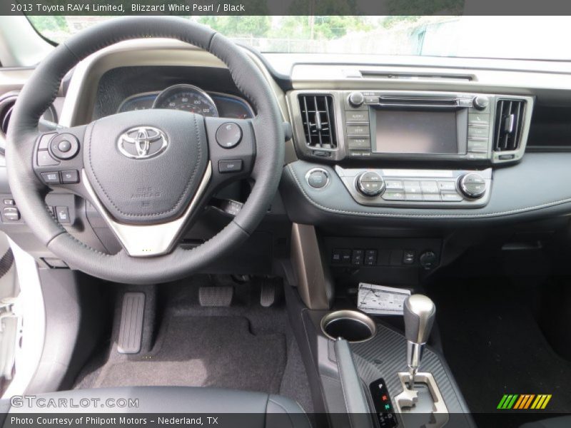 Blizzard White Pearl / Black 2013 Toyota RAV4 Limited