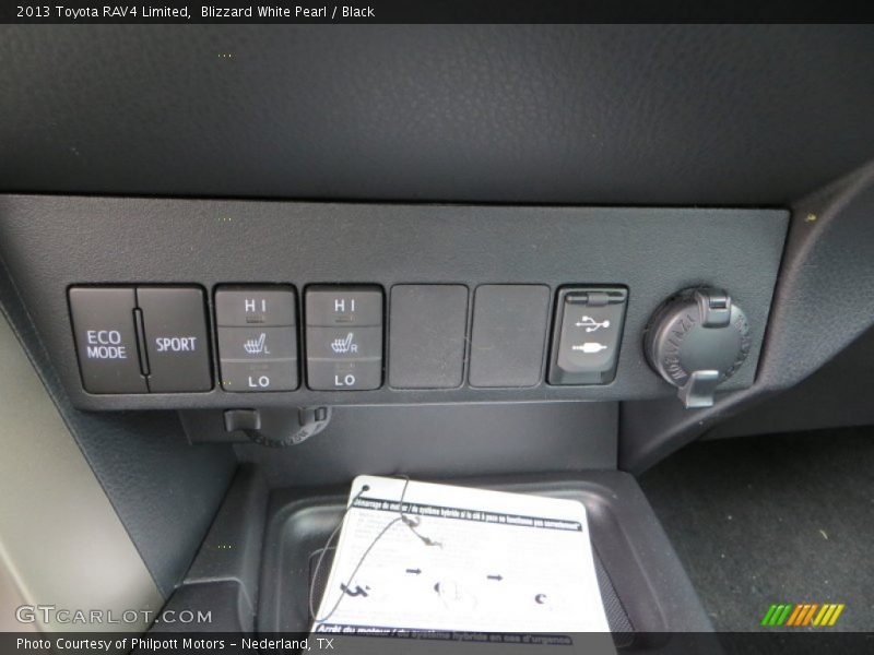 Blizzard White Pearl / Black 2013 Toyota RAV4 Limited