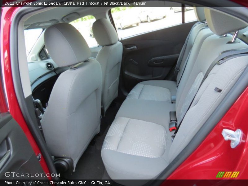 Crystal Red Tintcoat / Jet Black/Dark Titanium 2012 Chevrolet Sonic LS Sedan