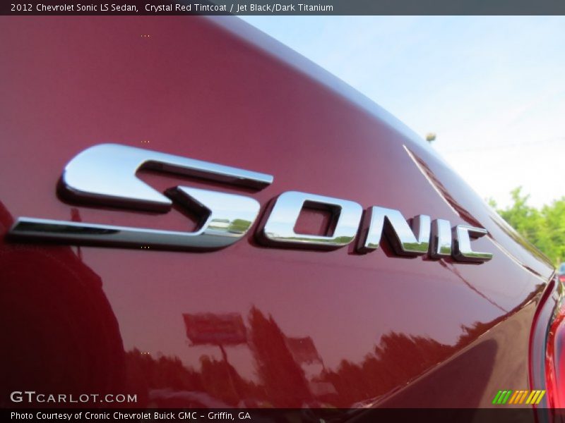 Crystal Red Tintcoat / Jet Black/Dark Titanium 2012 Chevrolet Sonic LS Sedan