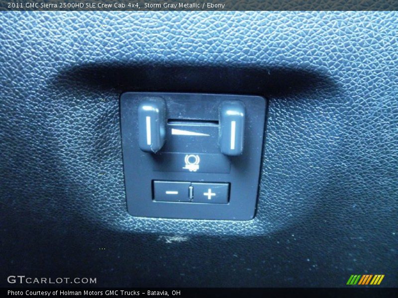 Storm Gray Metallic / Ebony 2011 GMC Sierra 2500HD SLE Crew Cab 4x4