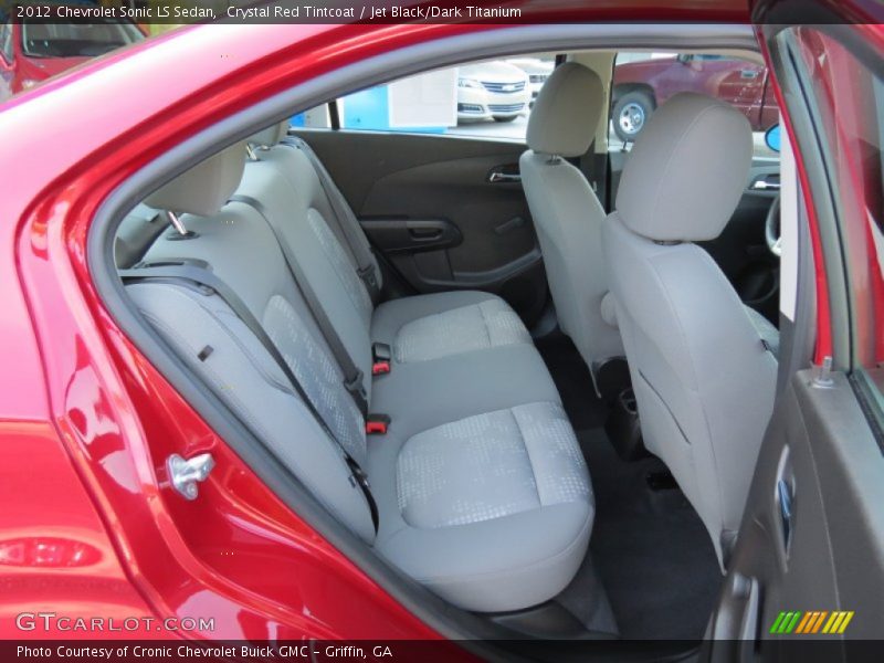 Crystal Red Tintcoat / Jet Black/Dark Titanium 2012 Chevrolet Sonic LS Sedan