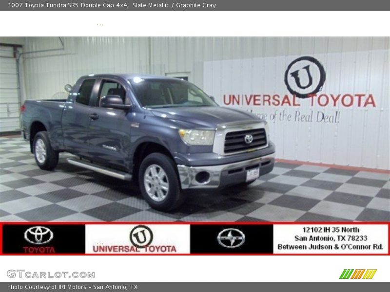 Slate Metallic / Graphite Gray 2007 Toyota Tundra SR5 Double Cab 4x4