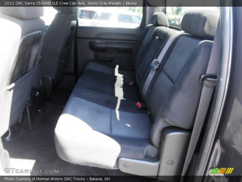 Storm Gray Metallic / Ebony 2011 GMC Sierra 2500HD SLE Crew Cab 4x4