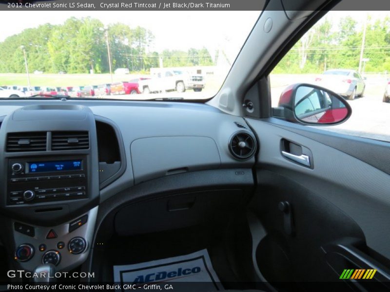 Crystal Red Tintcoat / Jet Black/Dark Titanium 2012 Chevrolet Sonic LS Sedan