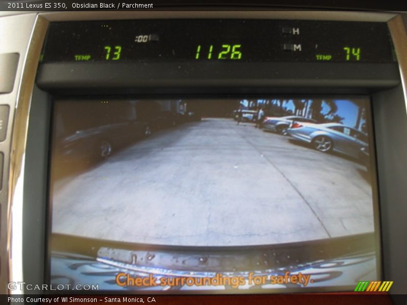 Obsidian Black / Parchment 2011 Lexus ES 350