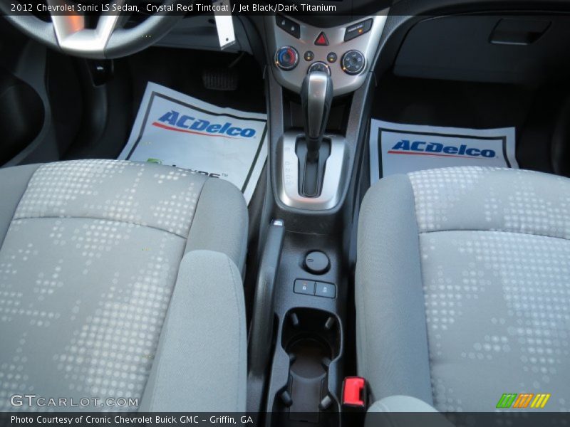 Crystal Red Tintcoat / Jet Black/Dark Titanium 2012 Chevrolet Sonic LS Sedan