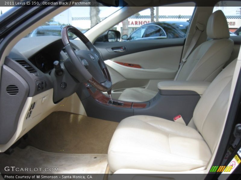 Obsidian Black / Parchment 2011 Lexus ES 350
