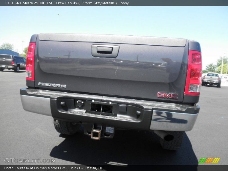 Storm Gray Metallic / Ebony 2011 GMC Sierra 2500HD SLE Crew Cab 4x4