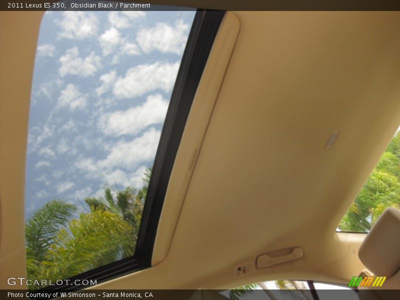 Obsidian Black / Parchment 2011 Lexus ES 350