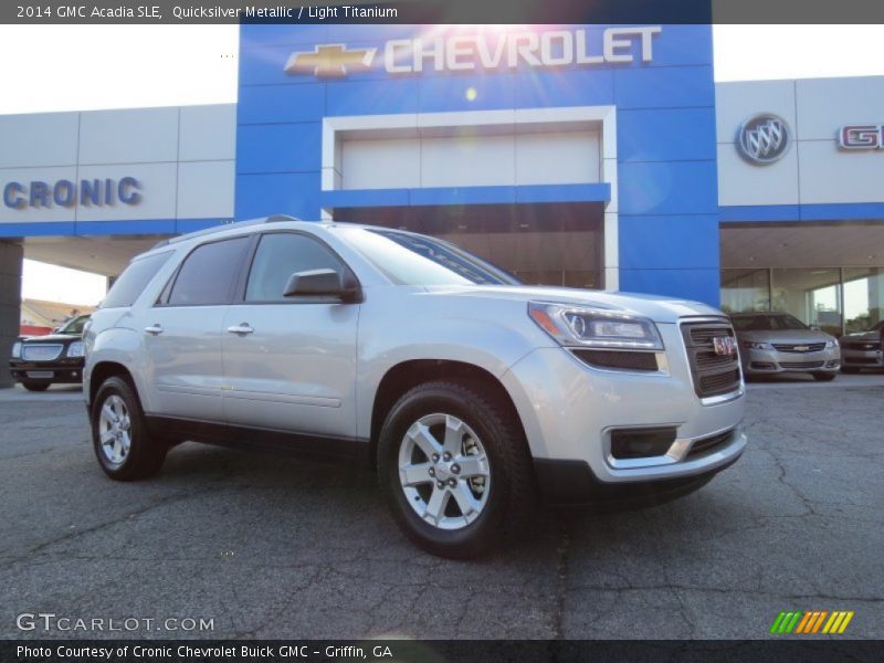 Quicksilver Metallic / Light Titanium 2014 GMC Acadia SLE