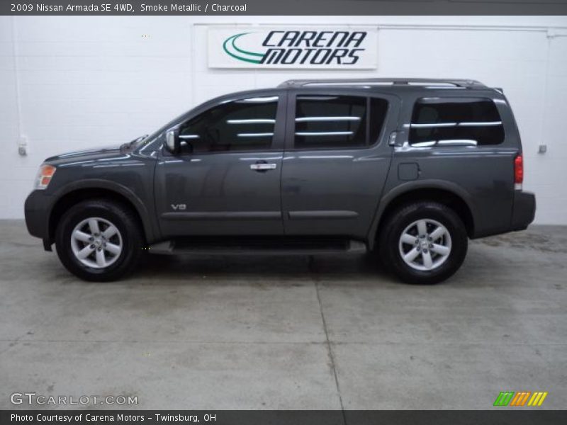 Smoke Metallic / Charcoal 2009 Nissan Armada SE 4WD