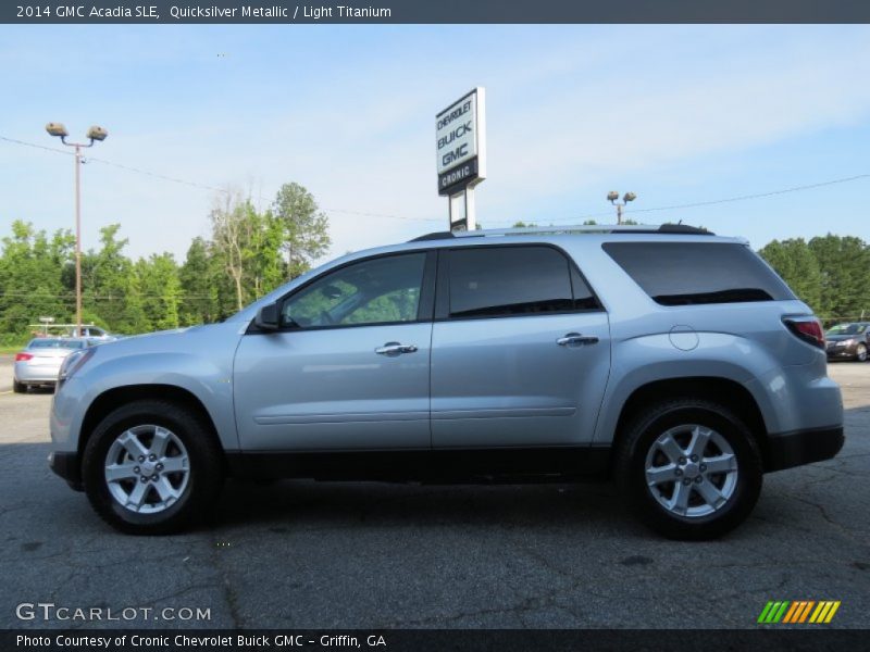 Quicksilver Metallic / Light Titanium 2014 GMC Acadia SLE