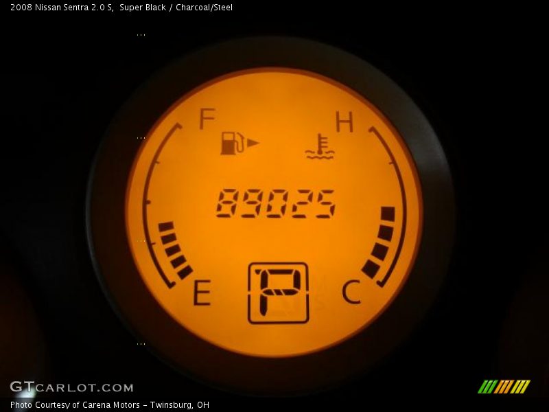 Super Black / Charcoal/Steel 2008 Nissan Sentra 2.0 S