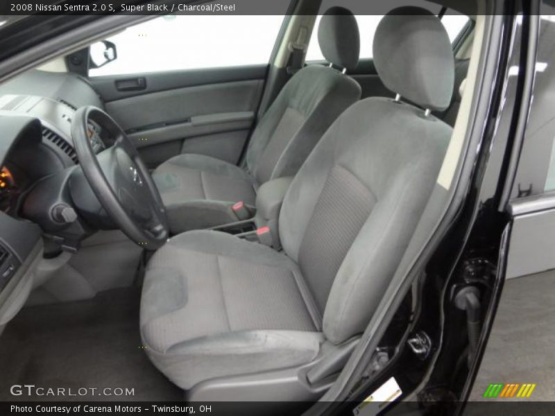 Super Black / Charcoal/Steel 2008 Nissan Sentra 2.0 S