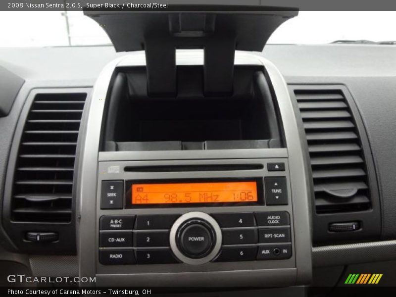 Super Black / Charcoal/Steel 2008 Nissan Sentra 2.0 S