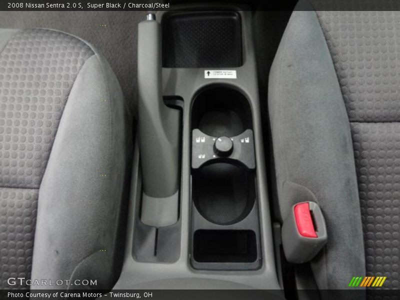 Super Black / Charcoal/Steel 2008 Nissan Sentra 2.0 S